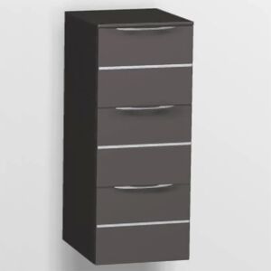 Pelipal Serie 6025 (Solitaire) Highboard 30 x 33 x 73 cm, 3 Auszüge, Griff GL