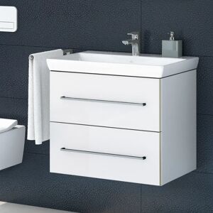 Villeroy & Boch Avento 2.0 Waschtisch-Kombination 65 cm mit 2 Auszügen, 1 Hahnloch und 1 Überlauf