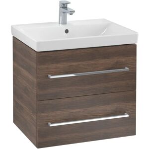 Villeroy & Boch Avento 2.0 Waschtisch-Kombination 60 cm mit 2 Auszügen, 1 Hahnloch und 1 Überlauf