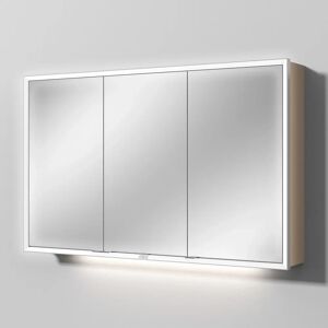 Sanipa Reflection Melamin-Spiegelschrank MILO 120 mit 3 Türen