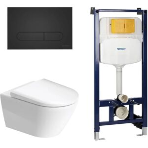 Duravit D-Neo Wand-WC Rimless Komplett-Set