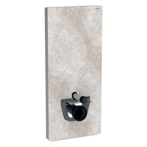 Geberit Monolith Plus Sanitärmodul für Wand-WC, 114 cm, Frontverkleidung aus Steinzeug