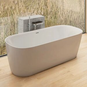 LAUFEN MEDA Freistehende Oval-Badewanne 180 x 80 cm