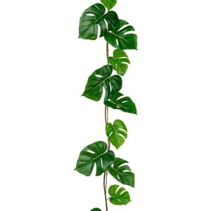 Kunstgirlande CREATIV GREEN "Split-Philodendron-Girlande", grün, B:12cm L:185cm T:8cm, Kunststoff, Kunstpflanzen
