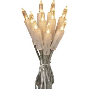 KONSTSMIDE LED-Lichterkette "Weihnachtsdeko aussen", transparent, Dioden 40 St., Kabellänge 8m x Gesamtlänge 13,85m, Lichterketten, 40 warm weiße Dioden
