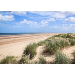 PAPERMOON Fototapete "Dunes in Holkham" Tapeten Gr. B/L: 3 m x 2,23 m, Bahnen: 6 St., bunt (mehrfarbig) Fototapeten