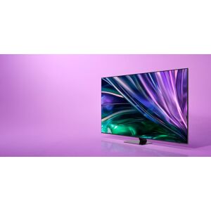 F (A bis G) SAMSUNG QLED-Fernseher "GQ85QN85DBT" Fernseher carbon silver LED Fernseher