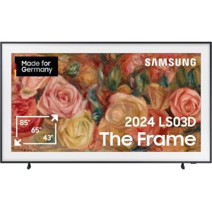 G (A bis G) SAMSUNG QLED-Fernseher "GQ85LS03DAU" Fernseher schwarz LED Fernseher