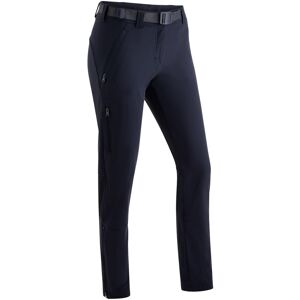 Funktionshose MAIER SPORTS "Lana slim" Gr. 22, Kurzgrößen, blau (dunkelblau) Damen Hosen Funktionshosen Wanderhose, atmungsaktive Outdoor-Hose, 3 Taschen, Slim Fit