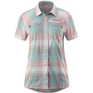 Radtrikot GONSO "Arenda", Damen, Gr. 40, grün (dunkelgrün), 97% Polyester, 3% Elastan, Rundhals, Kurzarm, Trikots, Hohe Bewegungselastizität durch Jerseyeinsatz