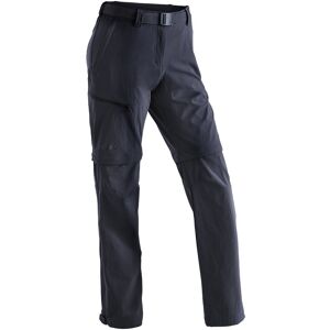 Funktionshose MAIER SPORTS "Nata" Gr. 48, Normalgrößen, blau (night sky) Damen Hosen Funktionshosen Wanderhose, zipp-off Outdoor-Hose, 3 Taschen, Regular Fit