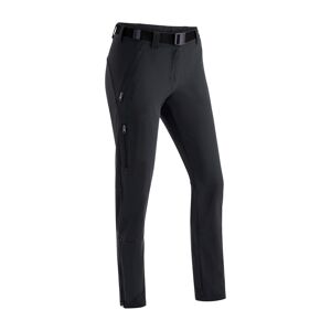 Funktionshose MAIER SPORTS "Lana slim" Gr. 40, Normalgrößen, schwarz Damen Hosen Funktionshosen Wanderhose, atmungsaktive Outdoor-Hose, 3 Taschen, Slim Fit