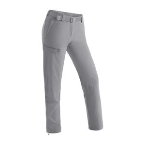 Funktionshose MAIER SPORTS "Inara slim" Gr. 19, Kurzgrößen, grau (sleet) Damen Hosen Funktionshosen Wanderhose, Outdoor-Hose aus elastischem Material