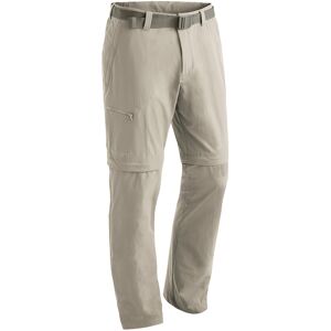 Funktionshose MAIER SPORTS "Tajo" Gr. 50, Normalgrößen, beige Herren Hosen Wanderhosen Wanderhose, zipp-off Outdoor-Hose, 4 Taschen, Regular Fit