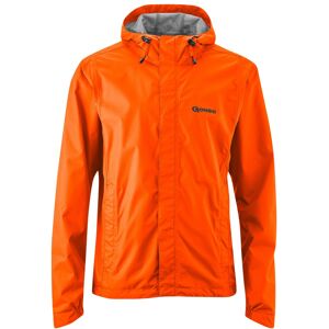 Fahrradjacke GONSO "Save Light" Gr. M, orange (neonorange) Herren Jacken Regenjacke wind- und wasserdicht, Radjacke mit Kapuze