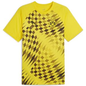 Trainingsshirt PUMA "Borussia Dortmund Aufwärmtrikot Herren" Gr. XXL, gelb (cyber yellow black) Herren Shirts T-Shirts