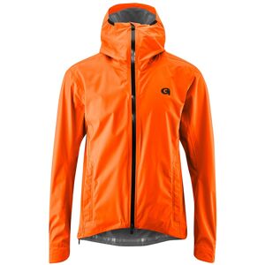 Fahrradjacke GONSO "Save Plus" Gr. XL, orange (neonorange) Herren Jacken Regenjacke wind- und wasserdicht, Radjacke mit Kapuze