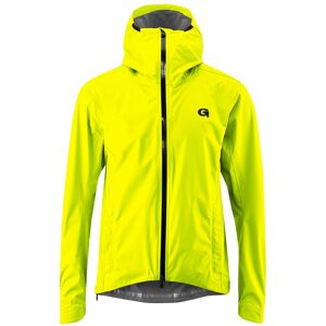 Fahrradjacke GONSO "Save Plus" Gr. XL, gelb (neongelb) Herren Jacken Regenjacke wind- und wasserdicht, Radjacke mit Kapuze