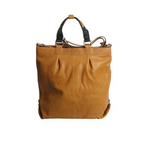 Umhängetasche MARGELISCH "Cedel 1" Gr. B/H/T: 33.0 cm x 36.0 cm x 12.0 cm one size, gelb (yellow) Damen Taschen Handtaschen aus LWG zertifiziertem Leder