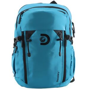 Sportrucksack DISCOVERY "Metropolis" Gr. B: 35 cm, blau Rucksäcke mit integrierter RFID-Tasche