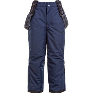 Skihose ZIGZAG "Soho", Kinder, Gr. 104, EURO-Größen, blau (dunkelblau, blau), 88% Polyester, 12% Elasthan, unifarben, casual, lang, Hosen, mit abnehmbaren Hosenträgern