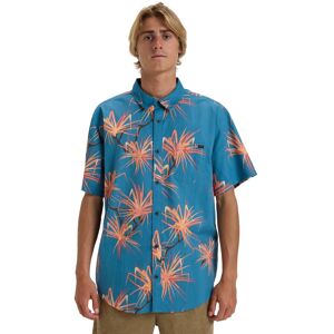 Funktionshemd BILLABONG "Sundays", Herren, Gr. S, US-Größen, blau, 100% Baumwolle, Kurzarm, Hemden