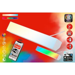 BRILONER LEUCHTEN Smarte LED-Leuchte "MURO S", weiß, Lampen