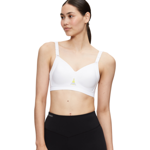 Sport-BH TRIACTION BY TRIUMPH "Triaction Gravity Lite P EX", Damen, Gr. 80, Cup B, weiß, Single Jersey, Obermaterial: 47% Polyester, 33% Polyamid, 20% Elasthan, unifarben, kontrastfarbene Details, leicht glänzend, sportlich, körpernah, BHs, atmungsaktiv u