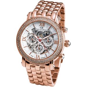 Multifunktionsuhr CARL VON ZEYTEN "Kniebis, CVZ0062RWHM" Armbanduhren rosegold (roségoldfarben) Damen Automatikuhren Armbanduhr, Damenuhr, Automatikuhr, Made in Germany, Datum