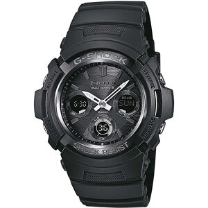 Funkchronograph CASIO G-SHOCK "AWG-M100B-1AER" Armbanduhren schwarz Herren Solaruhren