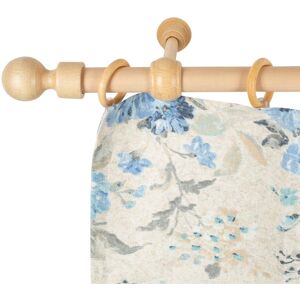 Gardinenstange SN DECO GROUP "Giro" Gr. 2, beige (naturfarben), L:140cm, Holzwerkstoff, Gardinenstangen