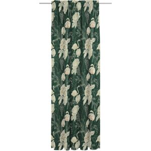 Vorhang ADAM "Eden" Gardinen Gr. 255 cm, Multifunktionsband, 142 cm, grün Esszimmergardinen nachhaltig aus Bio-Baumwolle