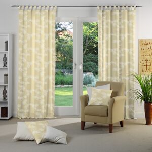 Vorhang WIRTH "Angie" Gr. 4, beige (creme), B:135cm H:245cm, Polyester, Gardinen