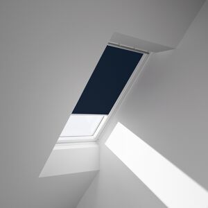 VELUX Verdunklungsrollo "DKL S08 1100SWL" Rollos dunkelblau Gr. S08, stufenlos positionierbar, blau (dunkelblau, weiß) Kinderzimmer-Rollos