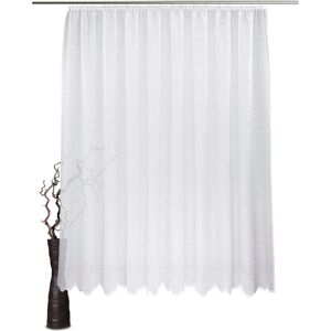 Gardine VHG "Layla" Gr. 9, weiß, B:600cm H:245cm, Polyester, Gardinen, Jacquard, Wirkgardine,weiß