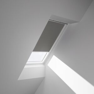 VELUX Verdunklungsrollo "DKL PK10 0705SWL" Rollos grau Gr. PK10, stufenlos positionierbar, grau (grau, weiß) Kinderzimmer-Rollos