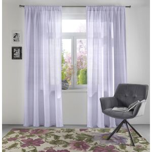 Gardine "Avignon" Gr. 4, lila (lavendel), B:130cm H:245cm, Baumwolle, GUIDO MARIA KRETSCHMER HOME & LIVING, Gardinen
