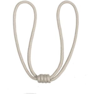 Raffhalter GERSTER "Salomea" Gr. 1, grau (grau, beige), B:65cm, Viskosemischung, Raffhalter