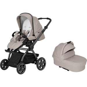 Kombi-Kinderwagen HARTAN "Topline 4.0 GTS" grau (hedgehog love) Baby Kinderwagen Kombikinderwagen mit Falttasche; Made in Germany