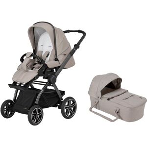 Kombi-Kinderwagen HARTAN "Topline 4.0 GTS" grau (hedgehog love) Baby Kinderwagen Kombikinderwagen mit Kombitasche; Made in Germany