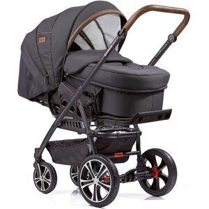 Kombi-Kinderwagen GESSLEIN "F4 Air+, schwarz/tabak, anthrazit" schwarz (schwarz, tabak, anthrazit) Baby Kinderwagen Kombikinderwagen