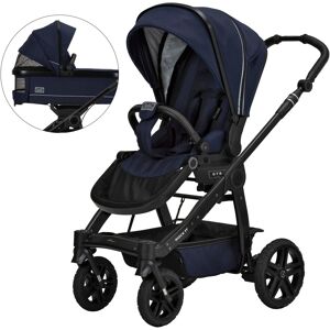 Kombi-Kinderwagen HARTAN "Rock it Outdoor" blau (saphir) Baby Kinderwagen Kombikinderwagen Lieferung ohne Adapter; Made in Germany