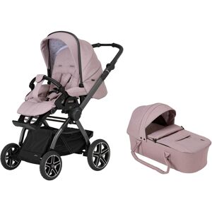 Kombi-Kinderwagen HARTAN "Topline 4.0 GTS" rosa (rosy birds) Baby Kinderwagen Kombikinderwagen mit Kombitasche; Made in Germany