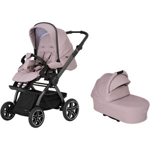 Kombi-Kinderwagen HARTAN "Topline 4.0 GTS" rosa (rosy birds) Baby Kinderwagen Kombikinderwagen mit Falttasche; Made in Germany