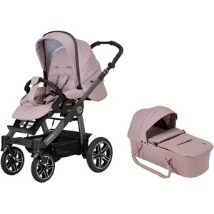 Kombi-Kinderwagen HARTAN "Racer GTS - Casual Collection" rosa (rosy birds) Baby Kinderwagen Kombikinderwagen mit Kombitasche; Made in Germany