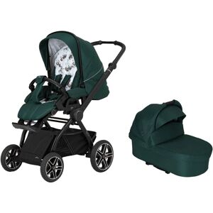 Kombi-Kinderwagen HARTAN "Topline 4.0 GTS" grün (pandy family) Baby Kinderwagen Kombikinderwagen mit Falttasche; Made in Germany