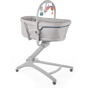 Kombihochstuhl CHICCO "Baby Hug 4 in 1, Glacial" Gr. B/H/T: 60 cm x 88 cm x 85 cm, grau (glacial, grau) Baby Stühle Hochstühle Stubenwagen, Liegesessel, Hochstuhl und erster Stuhl in Einem