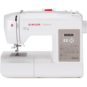 SINGER Computer-Nähmaschine "Brilliance 6180", weiß, B:37,6cm H:30,1cm T:19,7cm, Nähmaschinen