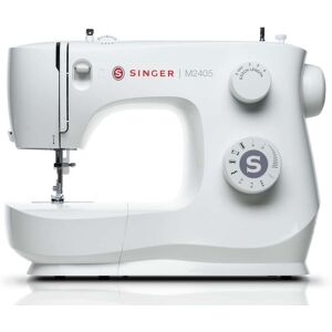SINGER Freiarm-Nähmaschine "M2405", weiß, B:38,4cm H:27,7cm T:18,6cm, Nähmaschinen