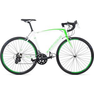 Rennrad KS CYCLING "Imperious" Fahrräder Gr. 56 cm, 28 Zoll (71,12 cm), grün (weiß, grün) Rennräder